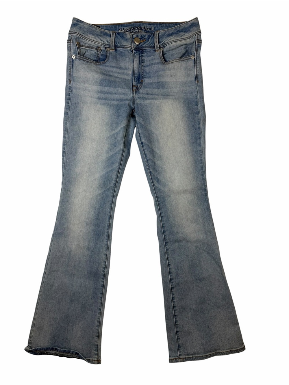 American Eagle Outfitters Blue Flared Women’s Jeans Kick Boot size 10R